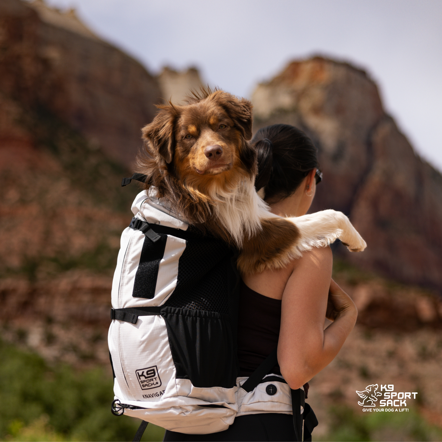 Knavigate | Advanced Dog Carrier with Internal Frame & Hip Belt