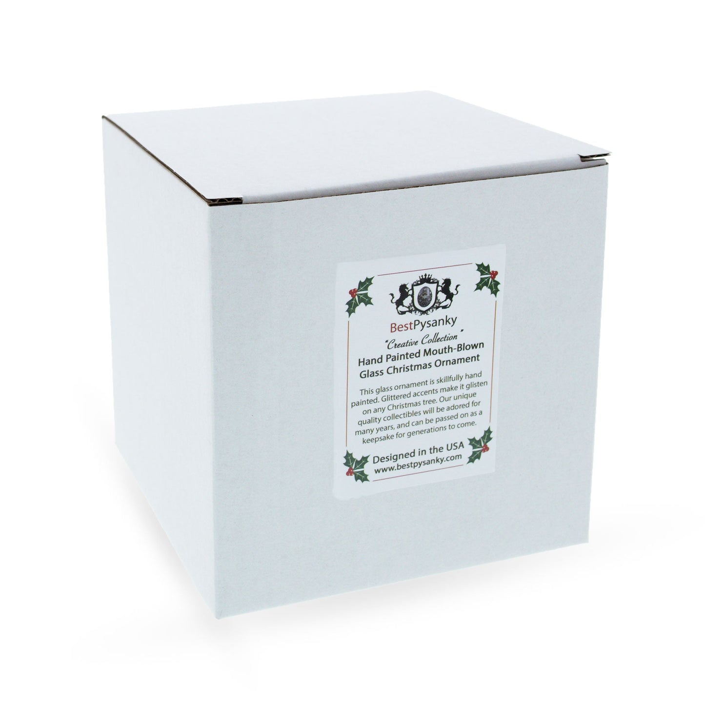 Festive Bicycle Ornament with Holiday Tree and Gifts Christmas Ornament