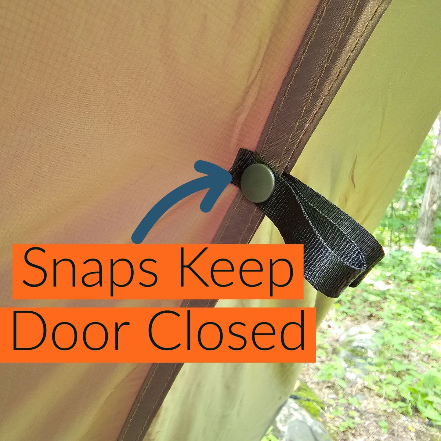 Hideaway Tarp – 12' Hammock Rain Tarp